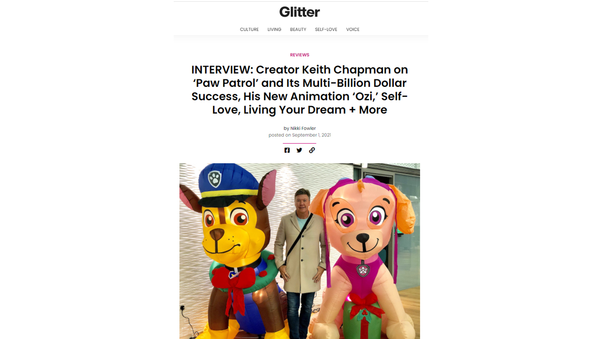 Image Keith Self image beautiful - INTERVIEW WITH KEITH CHAPMAN, OZI'S CREATOR - Mikros Animation